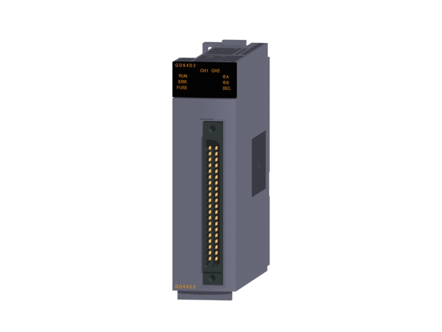 MITSUBISHI 4Mpps compatible high speed counter module QD64D2